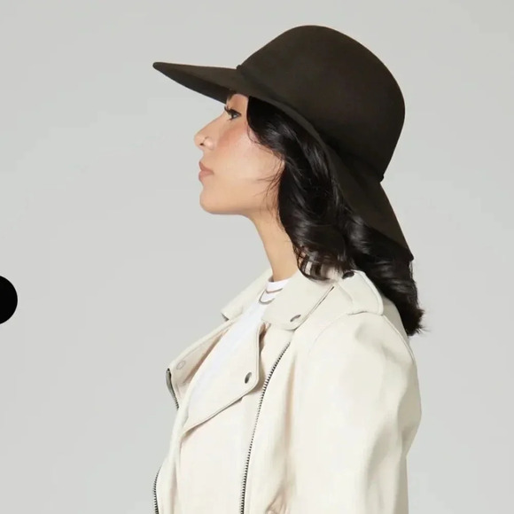 SAN DIEGO HAT COMPANY BOHO FLOPPY HAT WITH ROUND CROWN AND SUEDE BAND TAN O/S - Picture 10 of 11